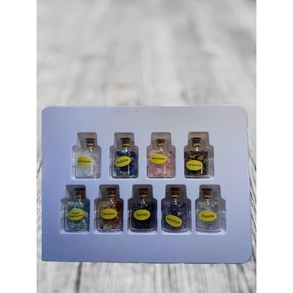 Mini Bottles Crystal Gems Stones Chip - Picture 4 of 9